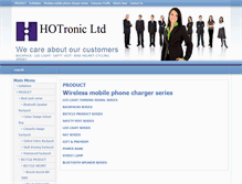 Tablet Screenshot of hotronicltd.com